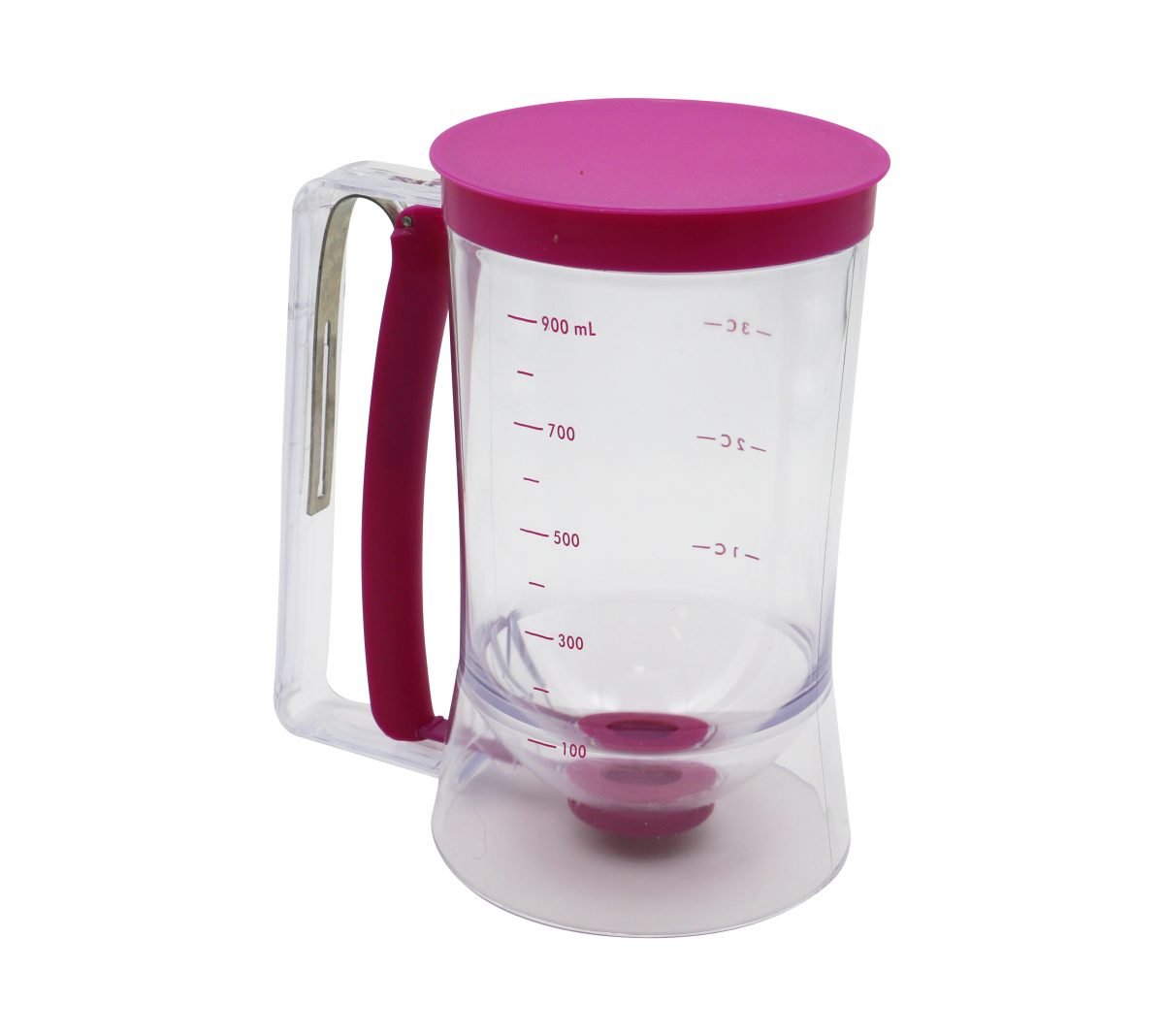 SHARP Living Batter Dispenser, Fuchsia Pink (Pancakes + Crepes)