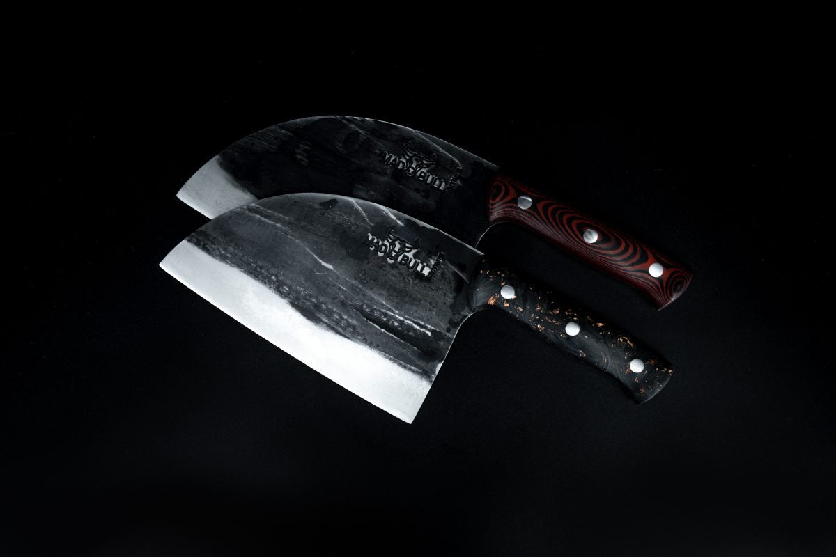 Samura MAD BULL Serbian Chef’s Knife with Marble carbon Handle, 7.0"/ 180 mm