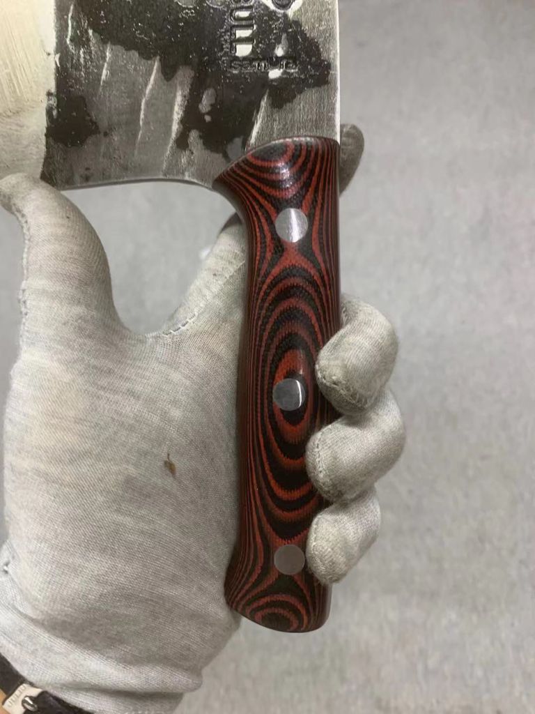 Samura MAD BULL Serbian Chef’s Knife with Black & Red Handle, 7.0