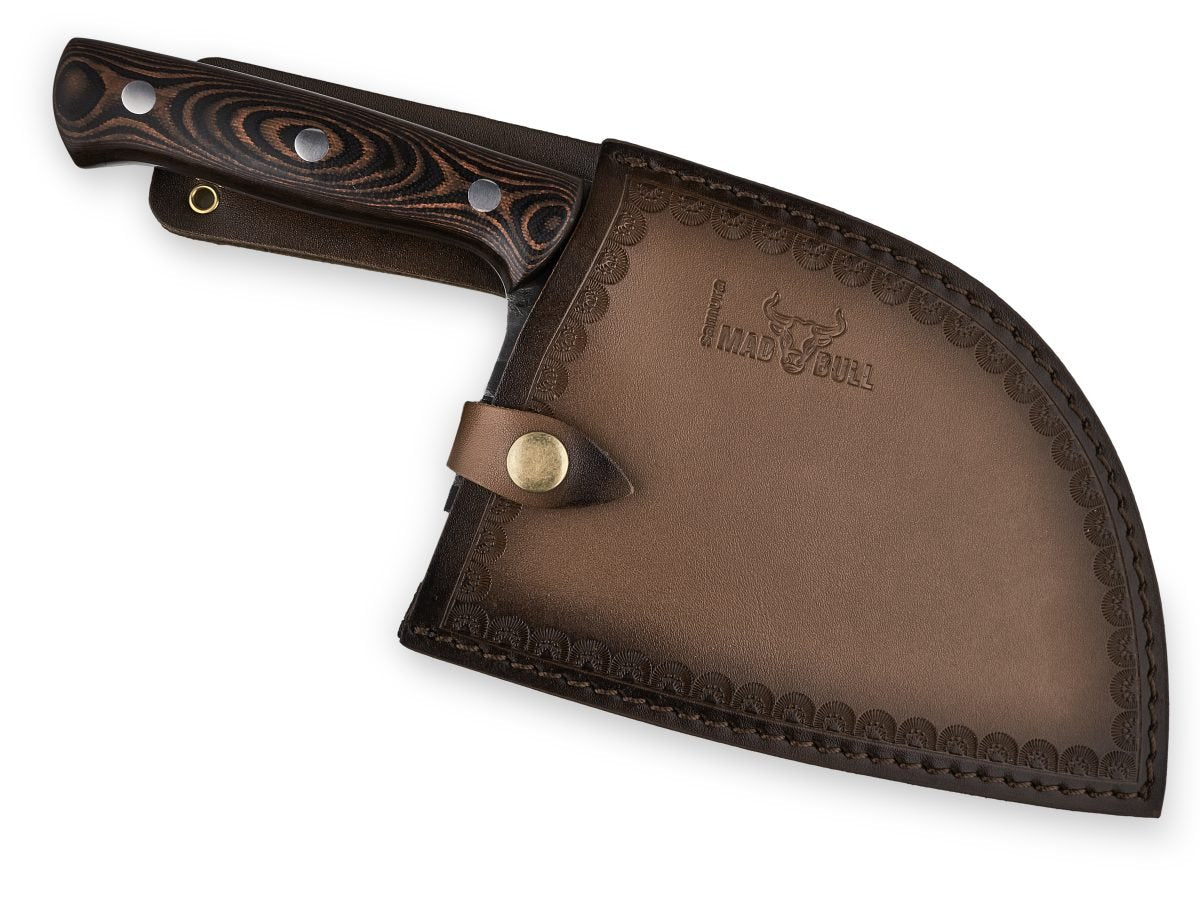 Samura MAD BULL Serbian Chef’s Knife with Black & Red Handle, 7.0"/ 180 mm