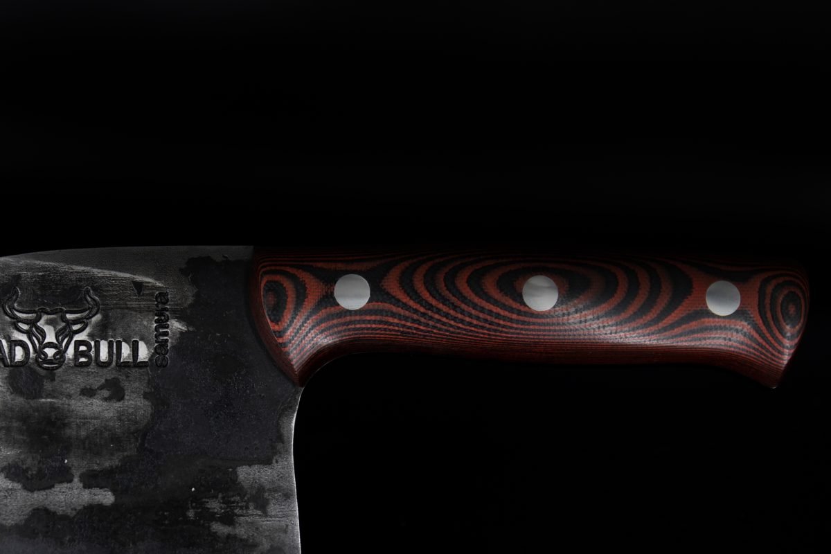 Samura MAD BULL Serbian Chef’s Knife with Black & Red Handle, 7.0