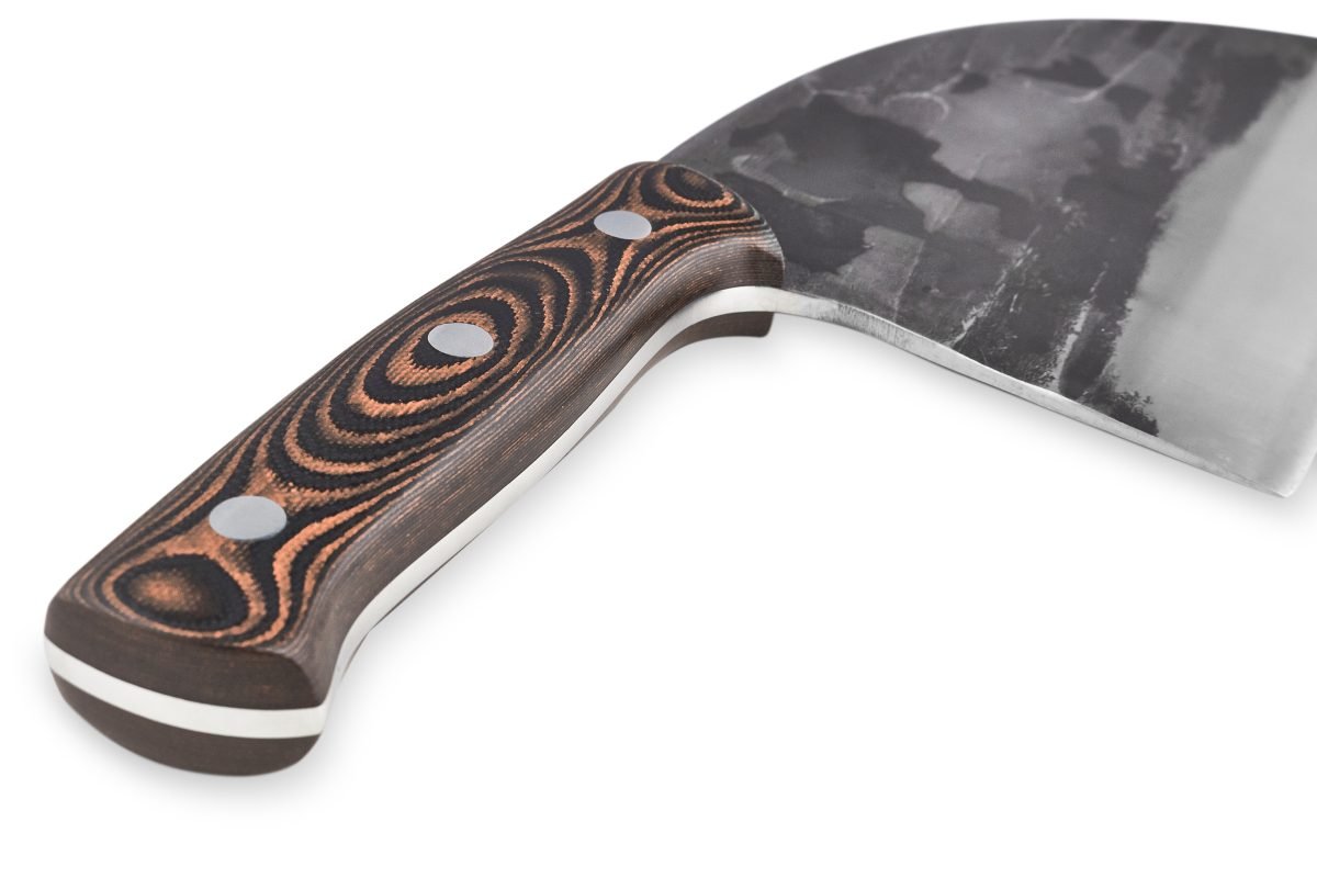 Samura MAD BULL Serbian Chef’s Knife with Black & Red Handle, 7.0