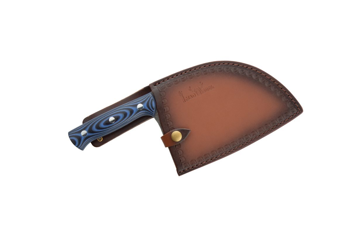 Samura MAD BULL Serbian Chef’s Knife with Black & blue Handle, 7.0"/ 180 mm