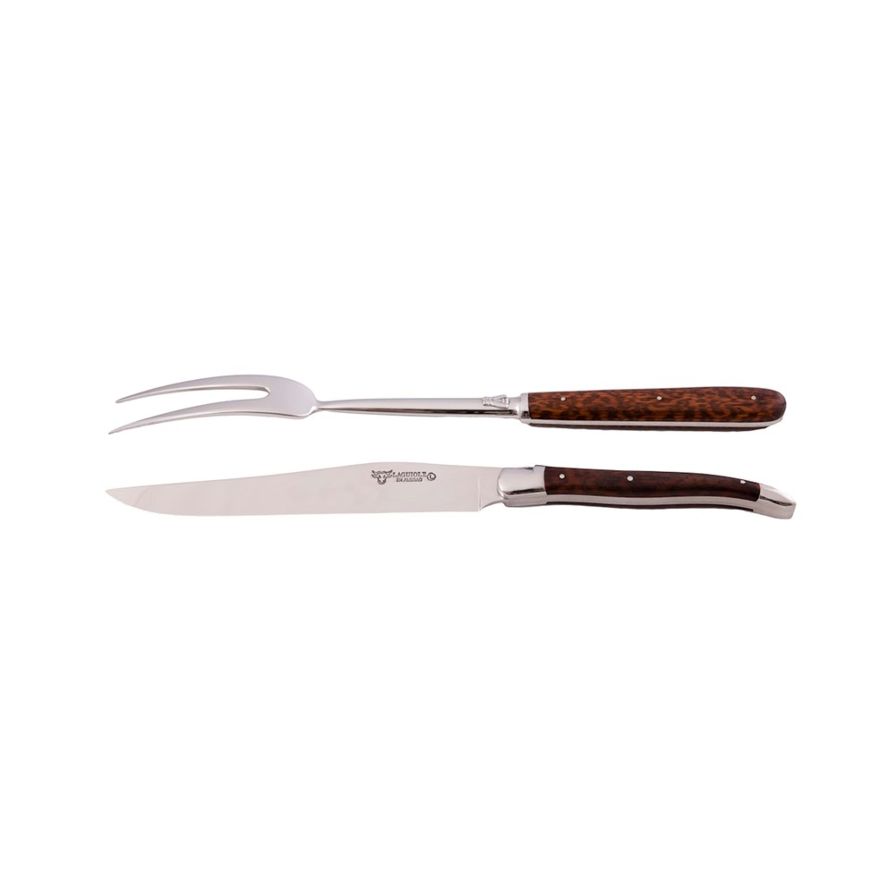 Laguiole en Aubrac 2 Piece Forged Carving Set - Amourette