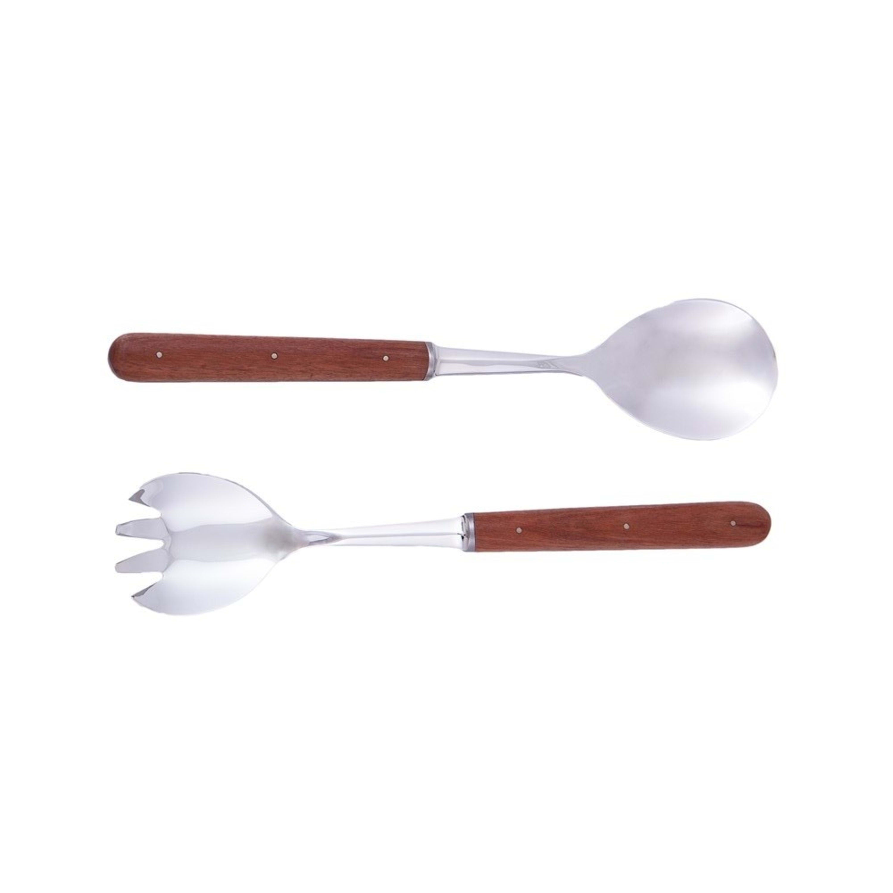Laguiole en Aubrac 2 Piece Salad Set - Yew Wood