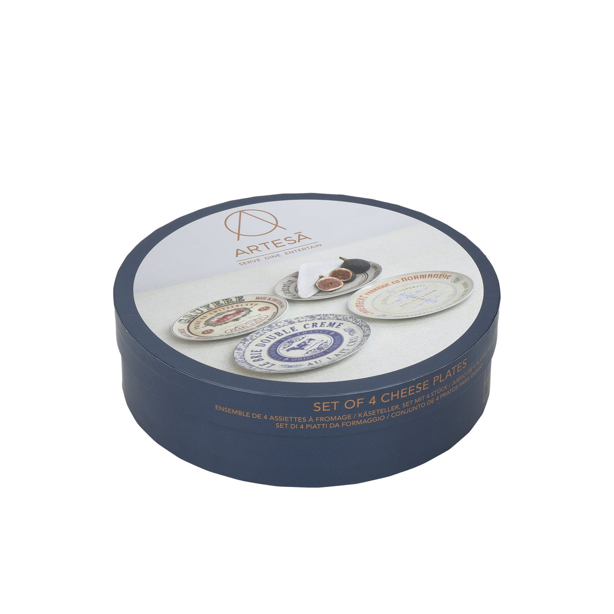 Artesà Ceramic Cheese Plates Set of 4 19cm