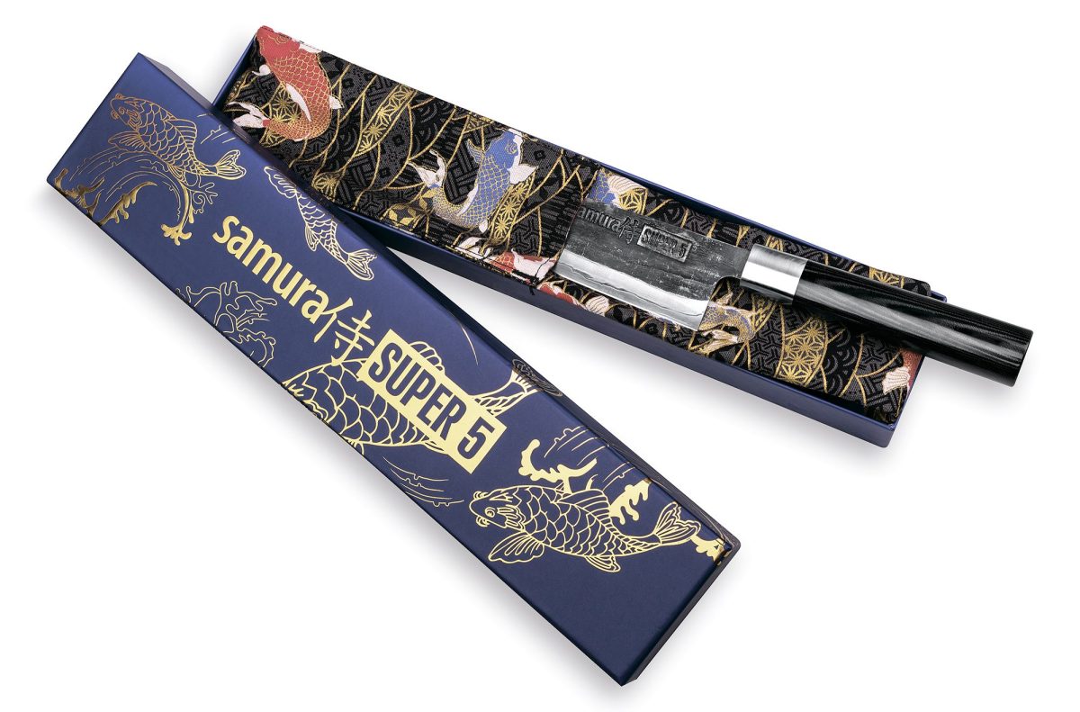 Samura SUPER 5 Santoku Knife 7.2"/182 mm