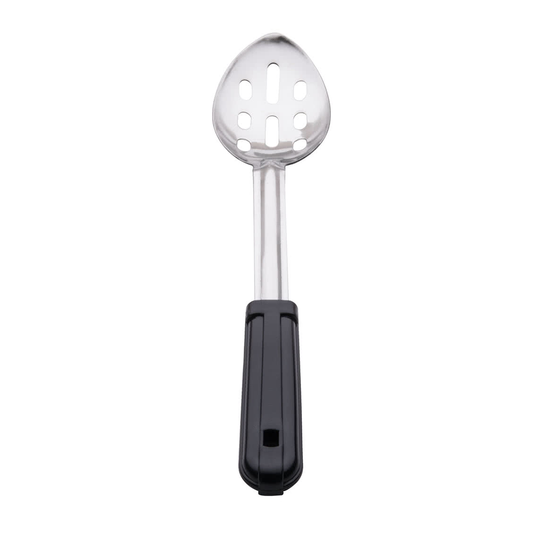 KH Classik Chef Serving Spoon 290mm Slotted Black Bakelite Handle S/Steel Head