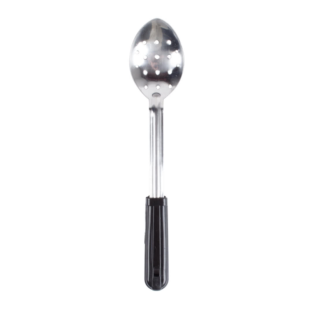 KH Classik Chef Serving Spoon 390mm Perforated Black Bakelite Handle S/Steel Head