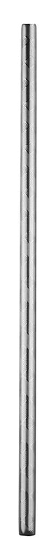 IOco Embossed Stainless Steel Straw - Silver