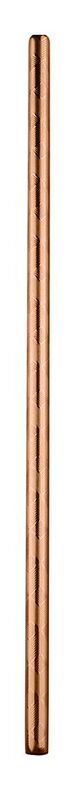 IOco Embossed Stainless Steel Straw - Rose Gold