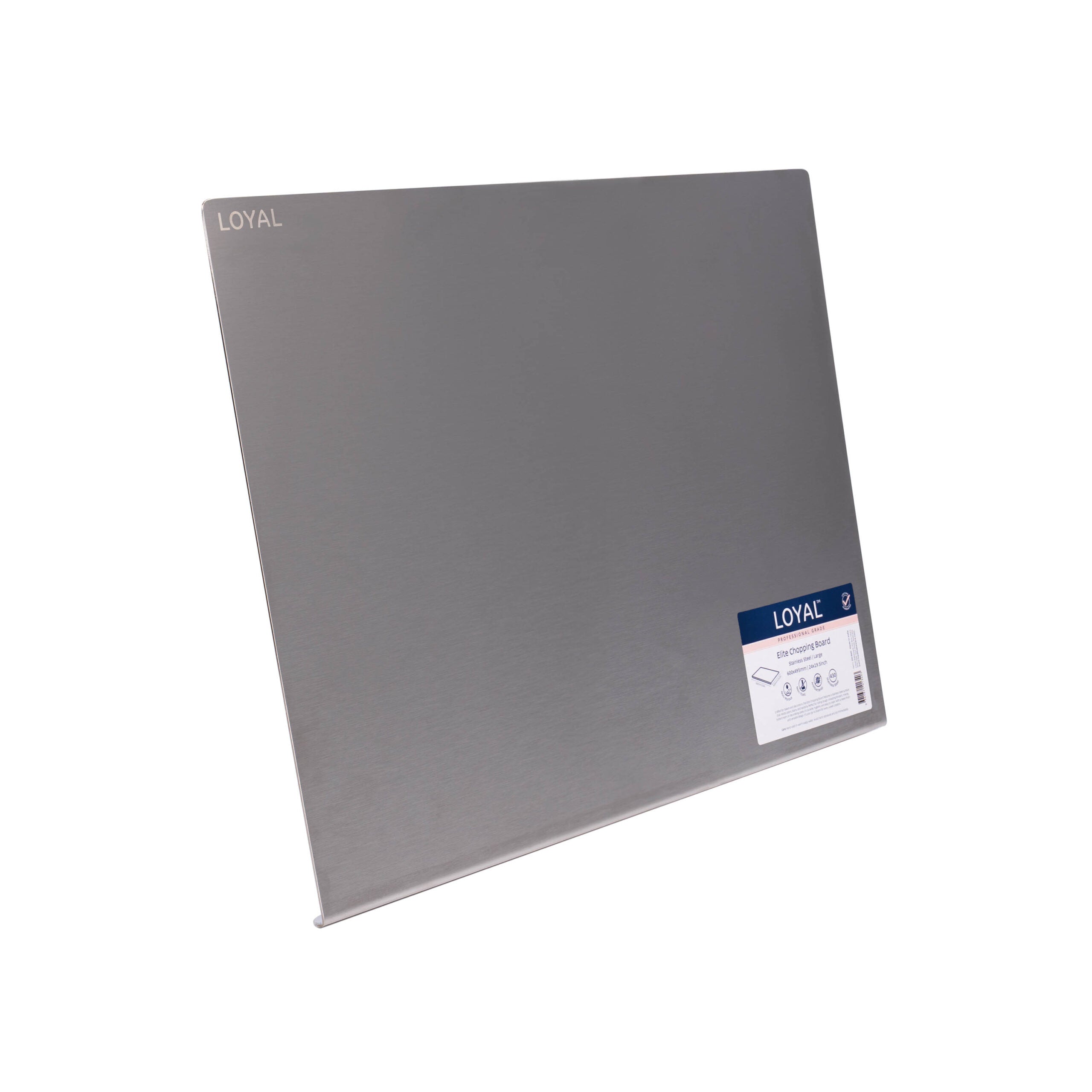 LOYAL Elite Stainless Steel Chopping Board Large 24 x 19.5 Inch