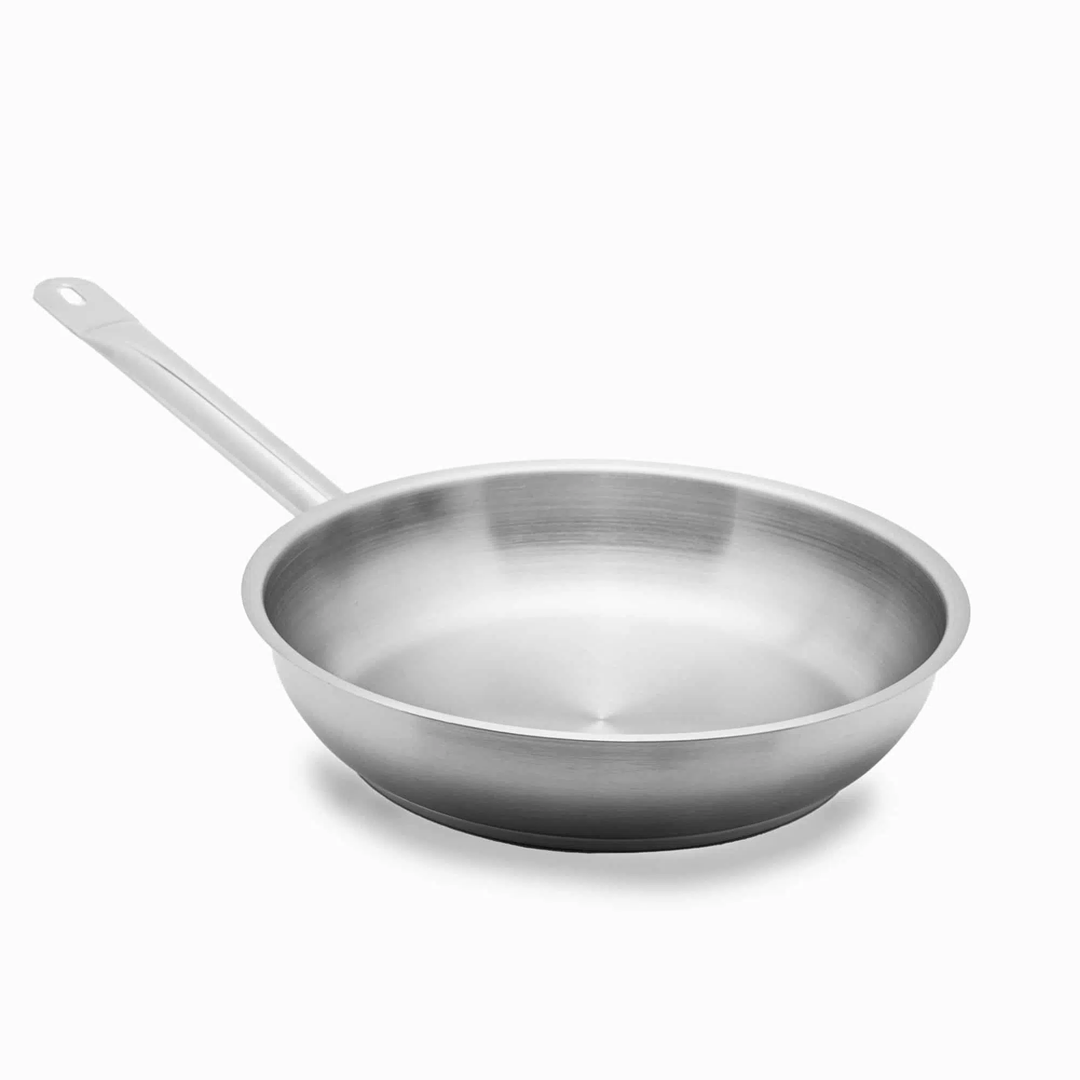 KH Deluxe Frypan Deluxe H/Duty 260mm S/Steel 18/10