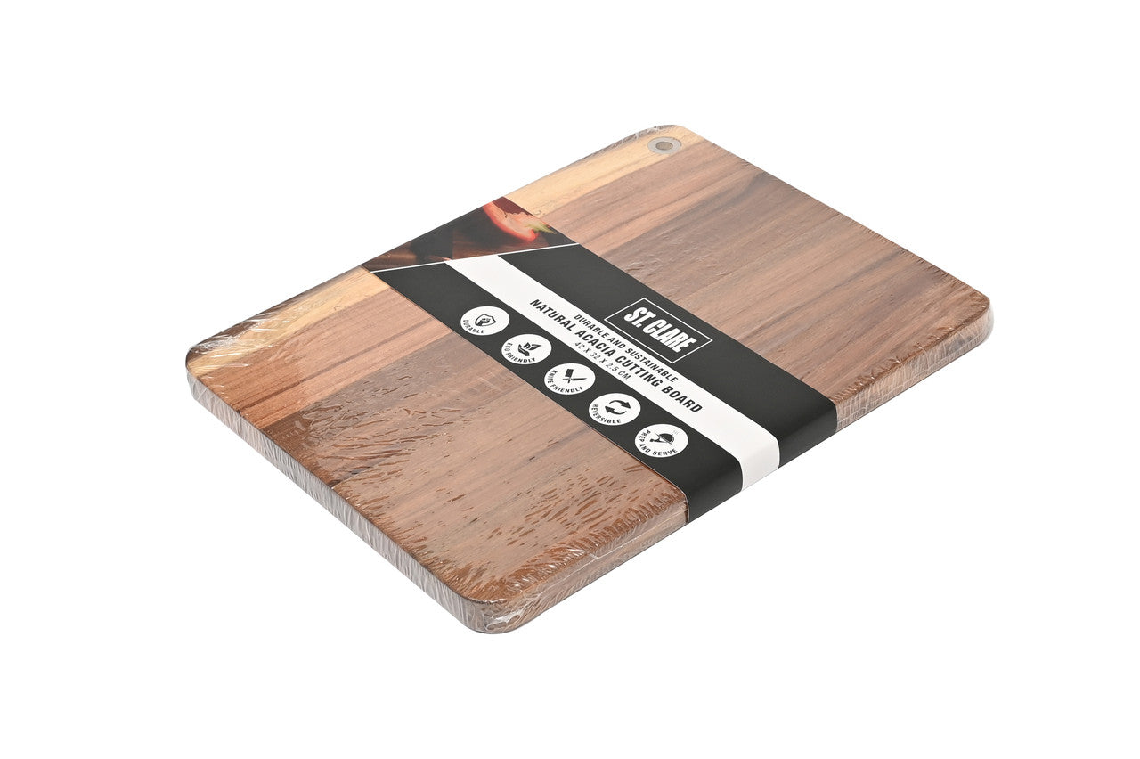 St. Clare Acacia Board - 42 x 32 x 2.5cm