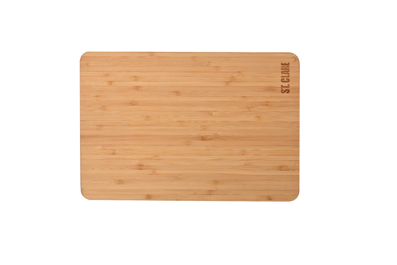 St. Clare Bamboo Long Grain Chopping Board - 30 x 20 x 1.5cm