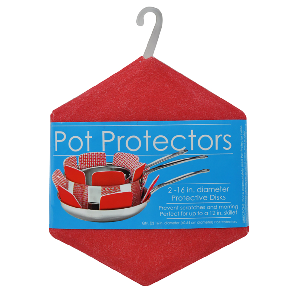 G&S Pot Protectors Pack of 2 40cm – Red