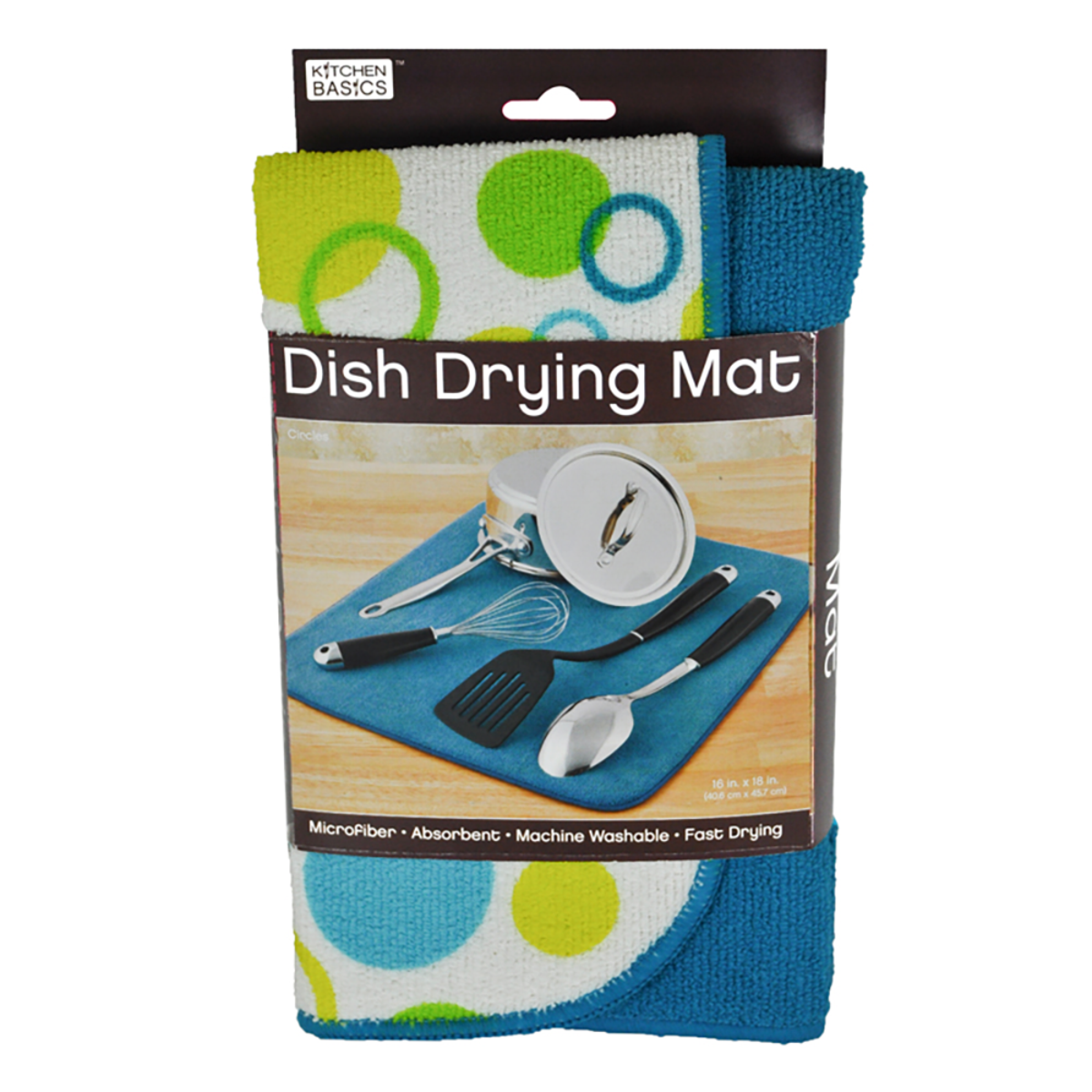 G&S Dish Drying Mat 40 x 45cm – Circles Multi