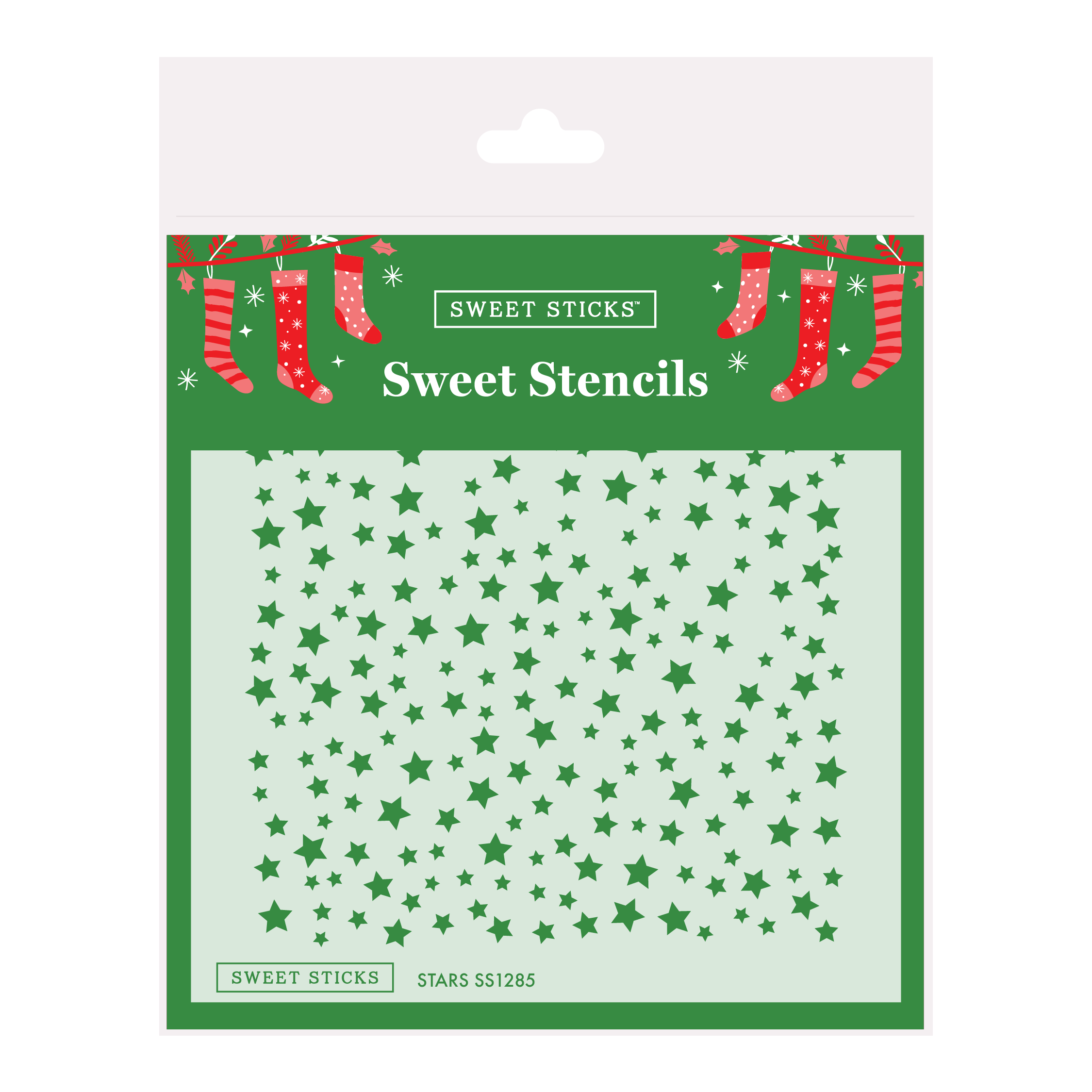 SWEET STICKS Sweet Stencils Christmas Range - Stars
