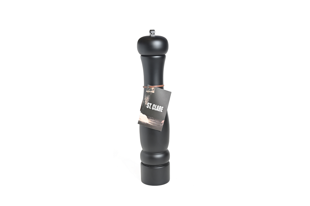 Classica Matte Black Salt And Pepper Grinder - 30cm