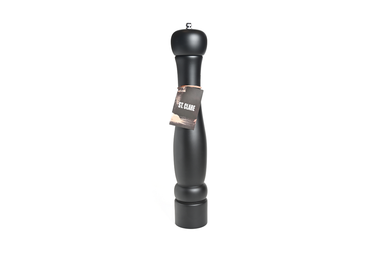 Classica Matte Black Salt And Pepper Grinder - 40cm