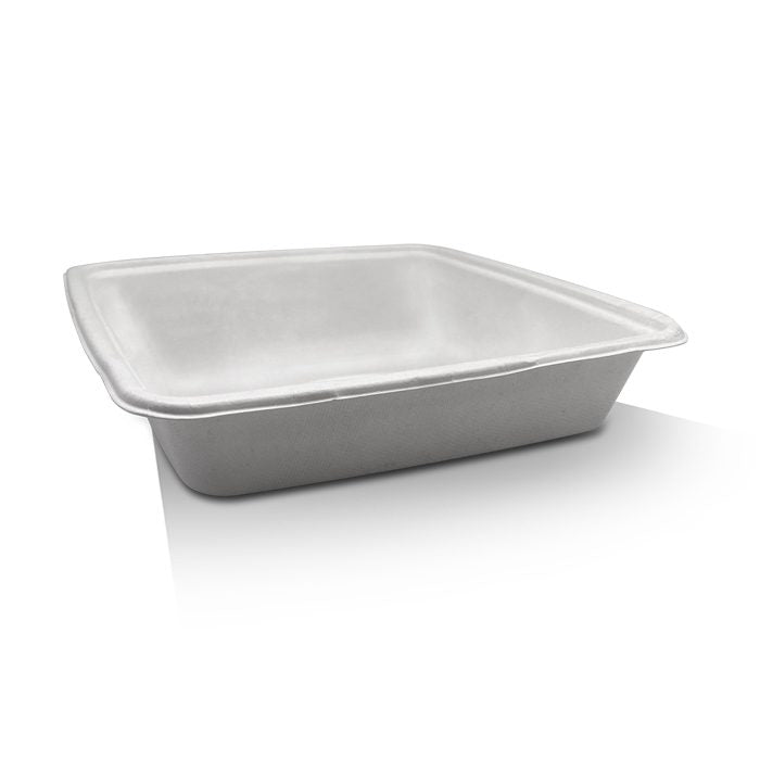 ecoware Square Takeaway Tray 9 inch (Carton of 200)