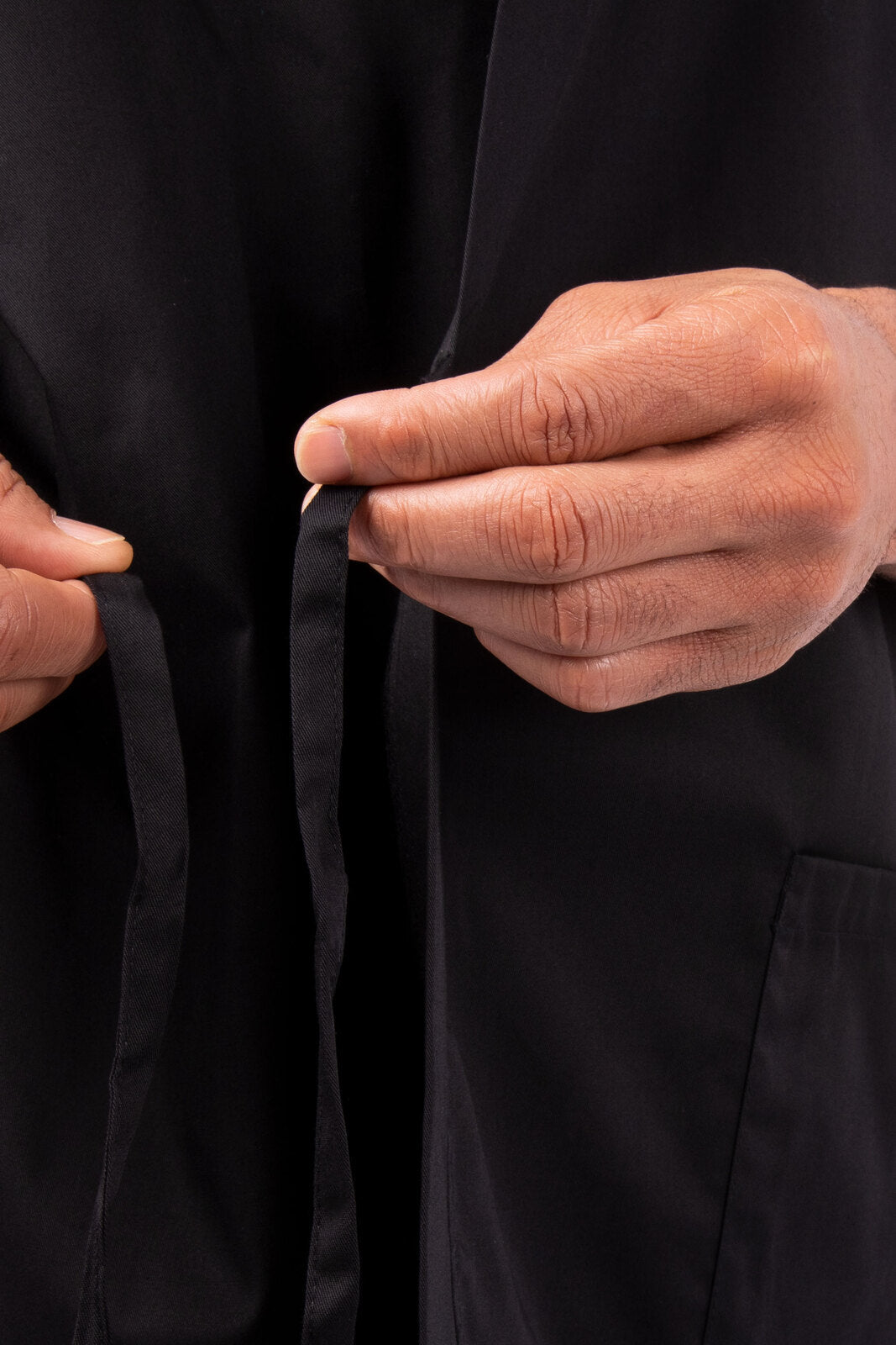 Chef Works Sushi Men's Chef Jacket - Black