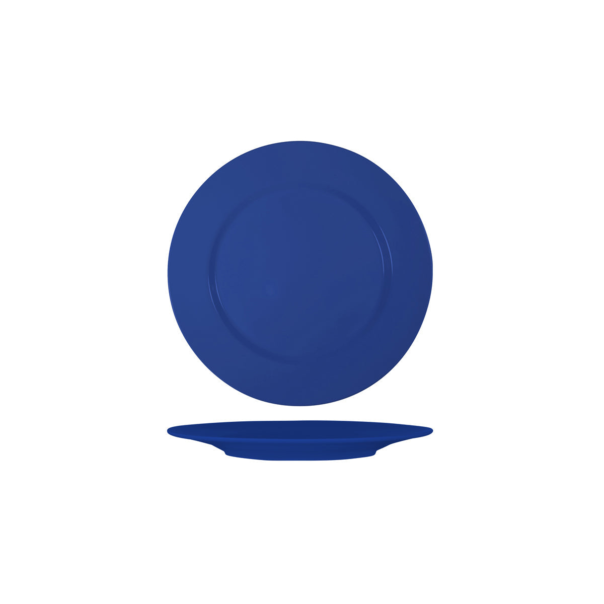 Superware Blue Round Plate with Flat Rim 165mm