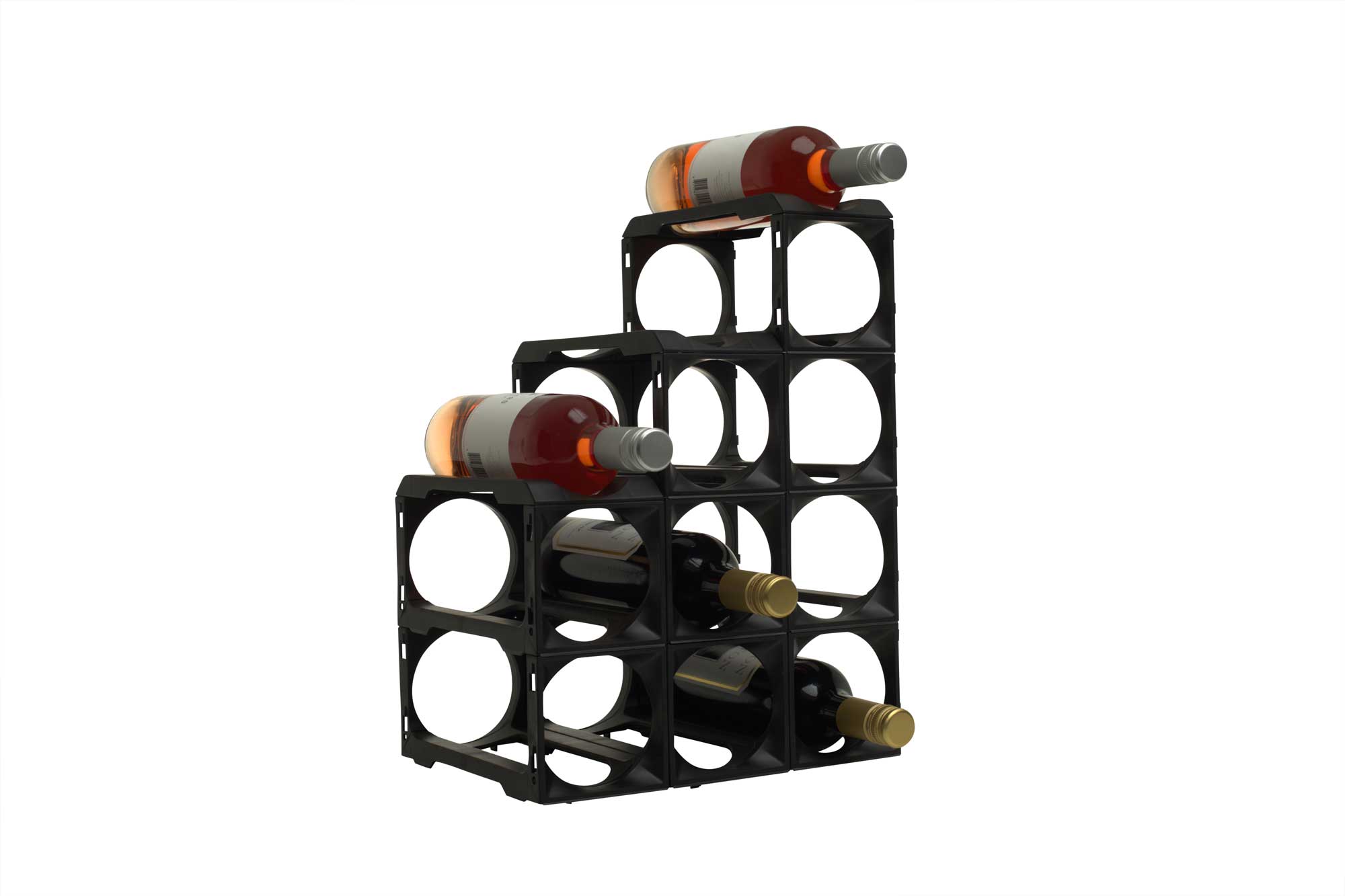 Stakrax 12 Bottle Kit - Black