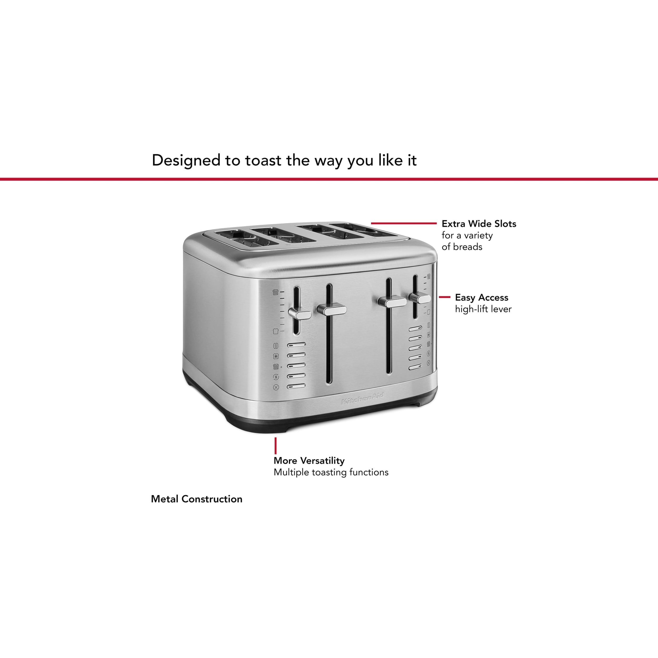 KitchenAid 4 Slice Toaster KMT4109