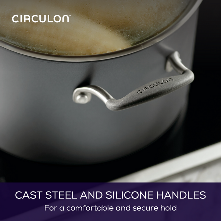 Circulon ScratchDefense A1 Nonstick 3 Piece Cookware Set (Skillet, Stockpot & Steamer)