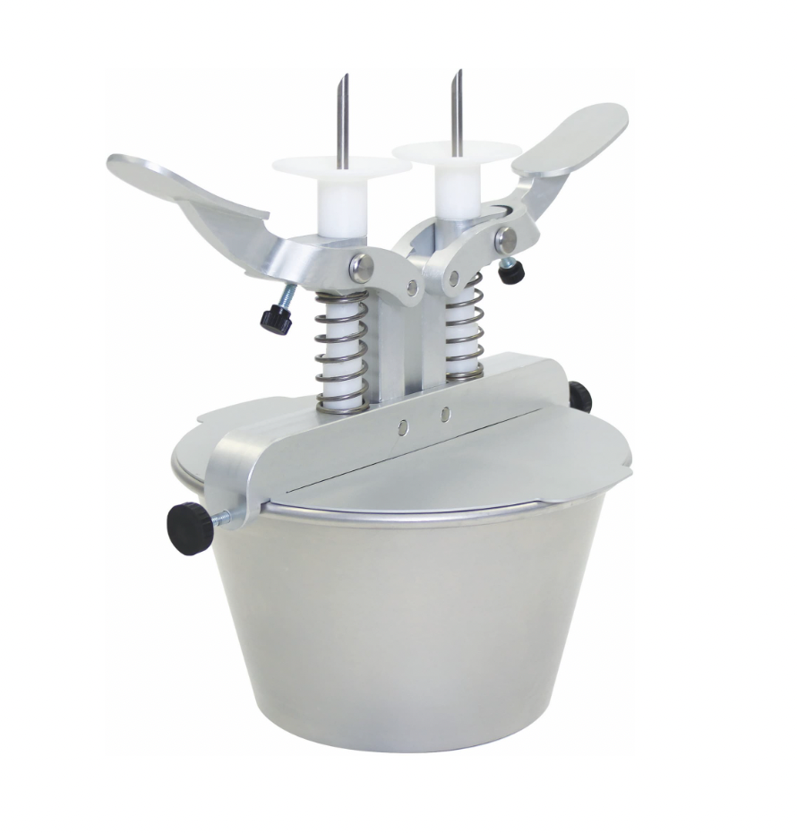 Schneider Donut Filler Double Piston with Bowl