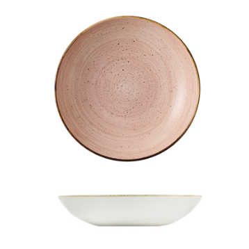 Churchill Stonecast Raw Terracotta Round Coupe Bowl (248mm 1136ml)