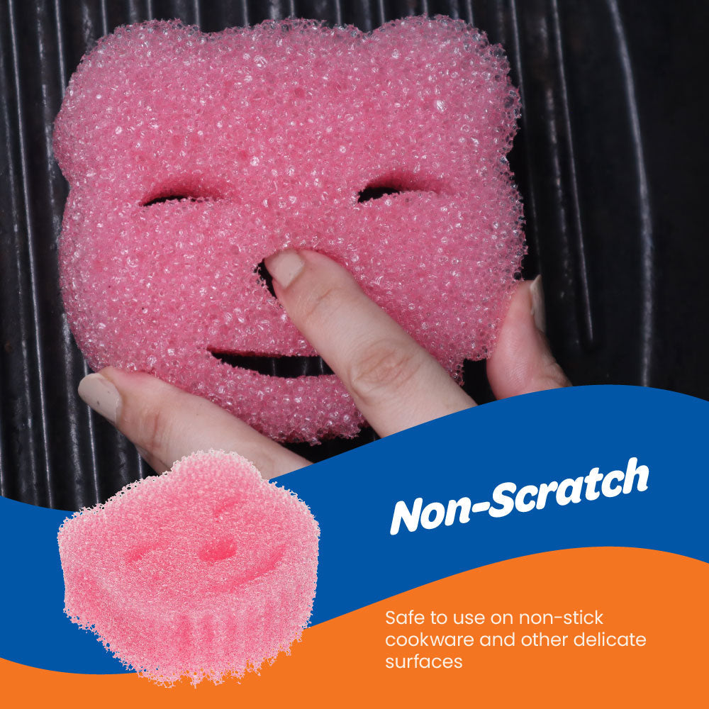 White Magic Scrubtastic Scrub & Wipe Sponge Original 2 Pack