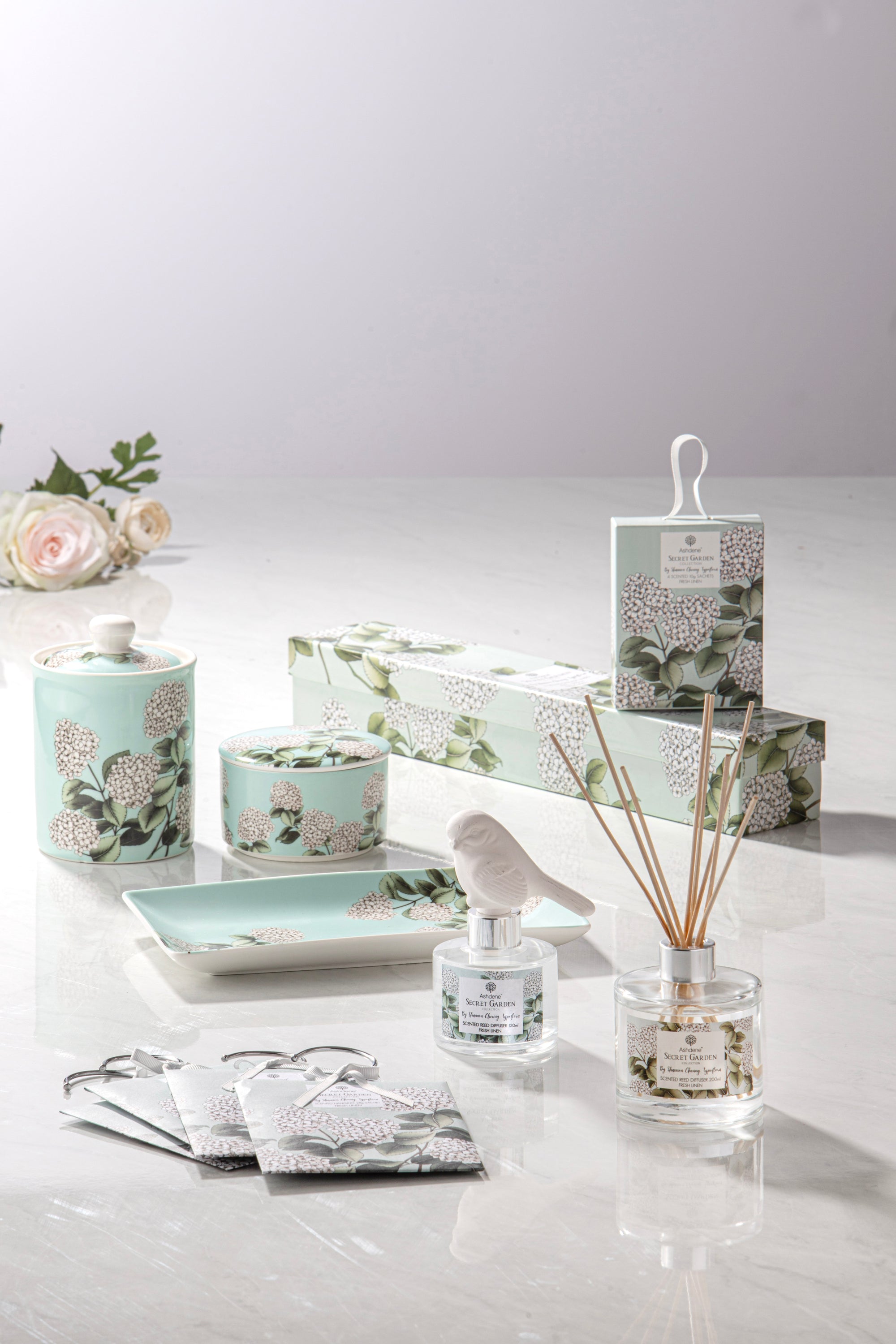 Ashdene Secret Garden Mint Platter