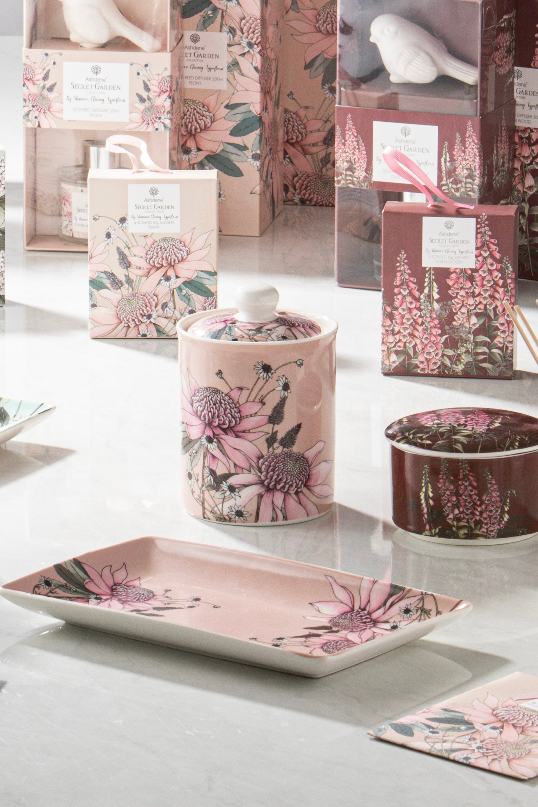 Ashdene Secret Garden Blush Platter