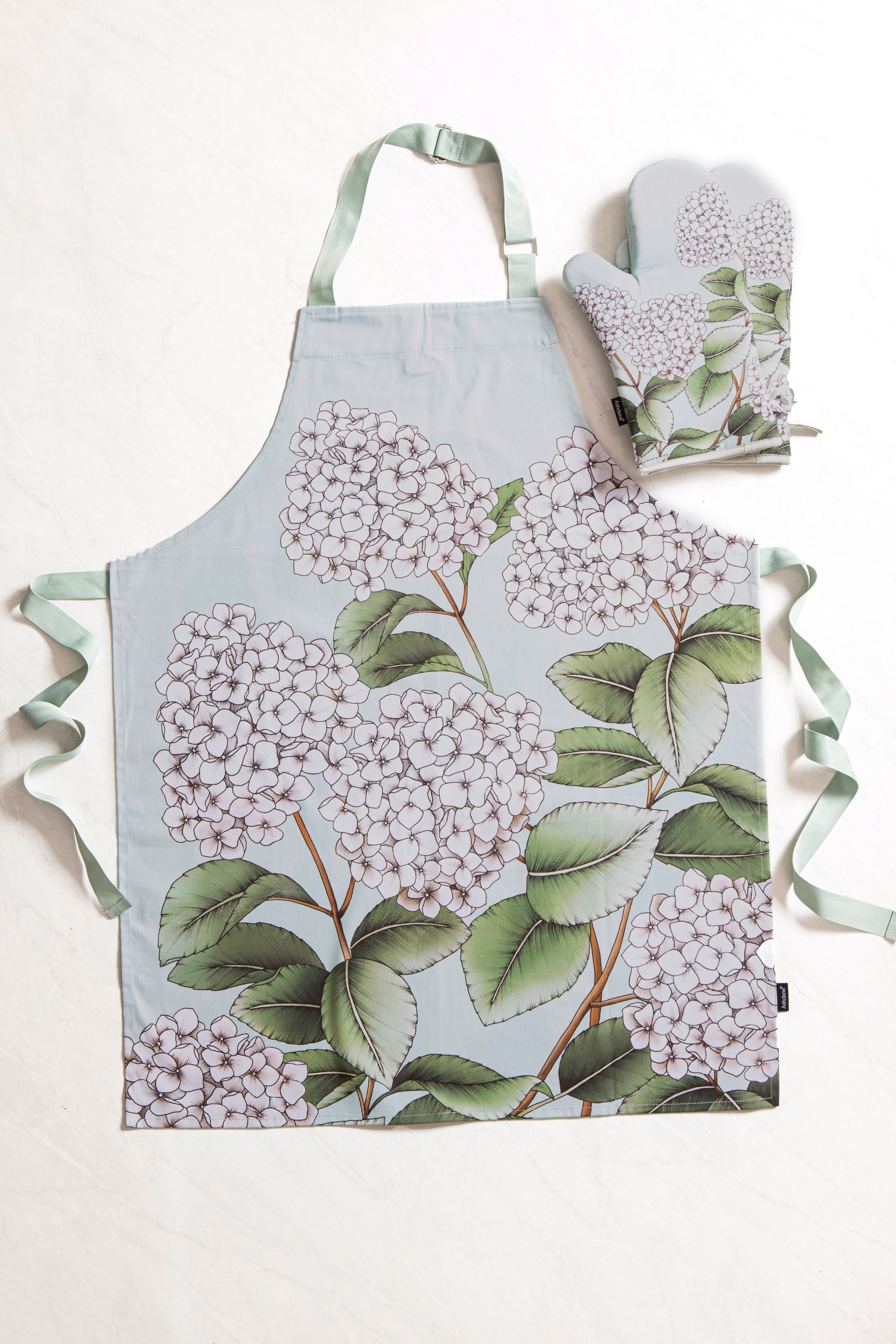 Ashdene Secret Garden Mint 2pk Oven Mitt