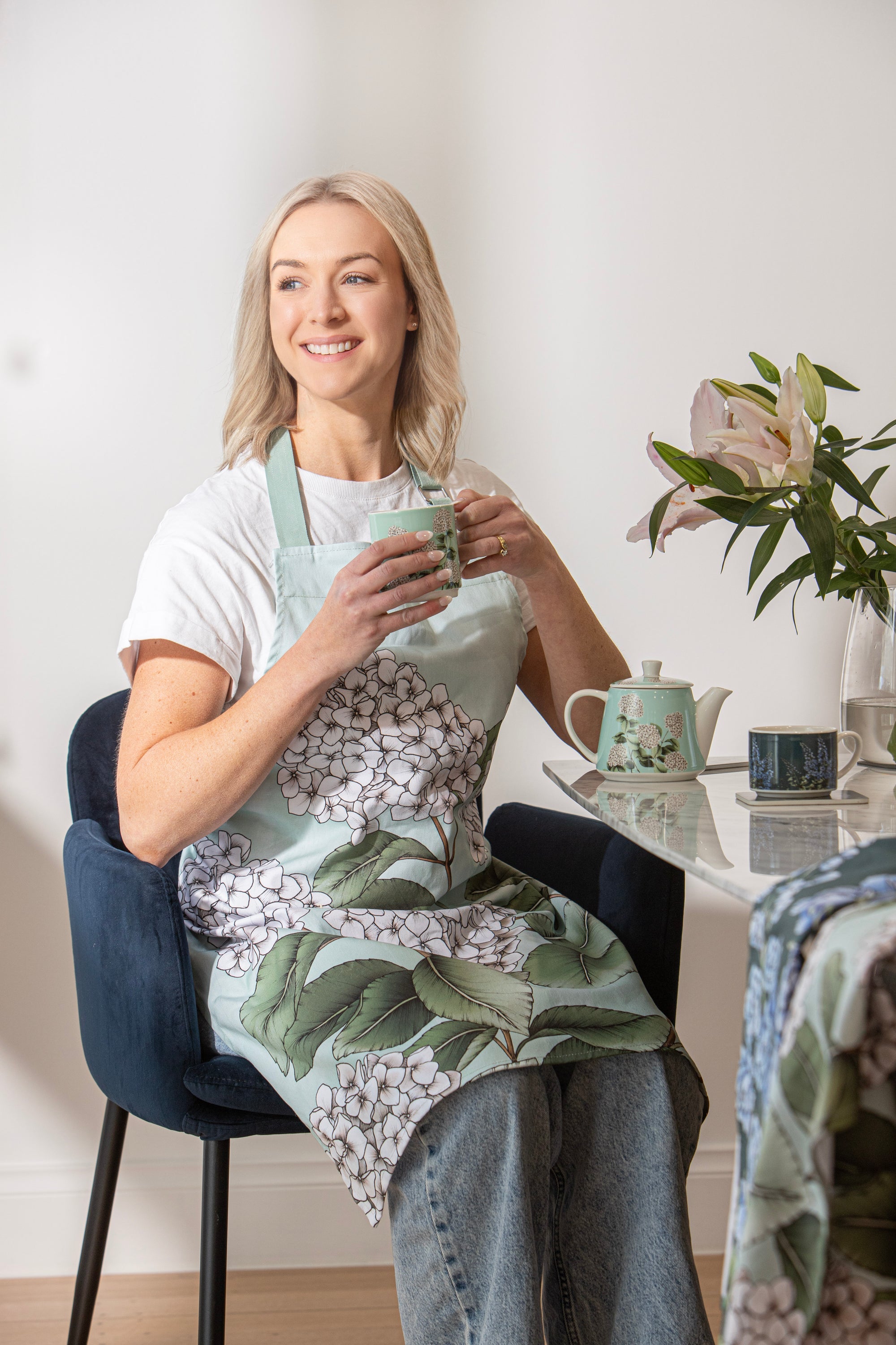 Ashdene Secret Garden Mint Apron