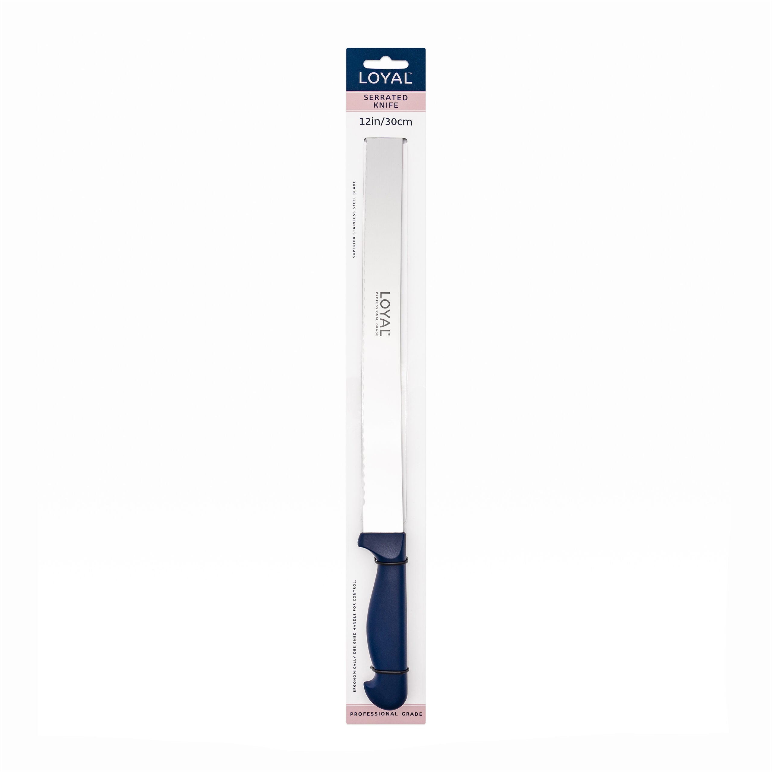 LOYAL Serrated Cake Knife PP Handle 12 Inch / 30cm