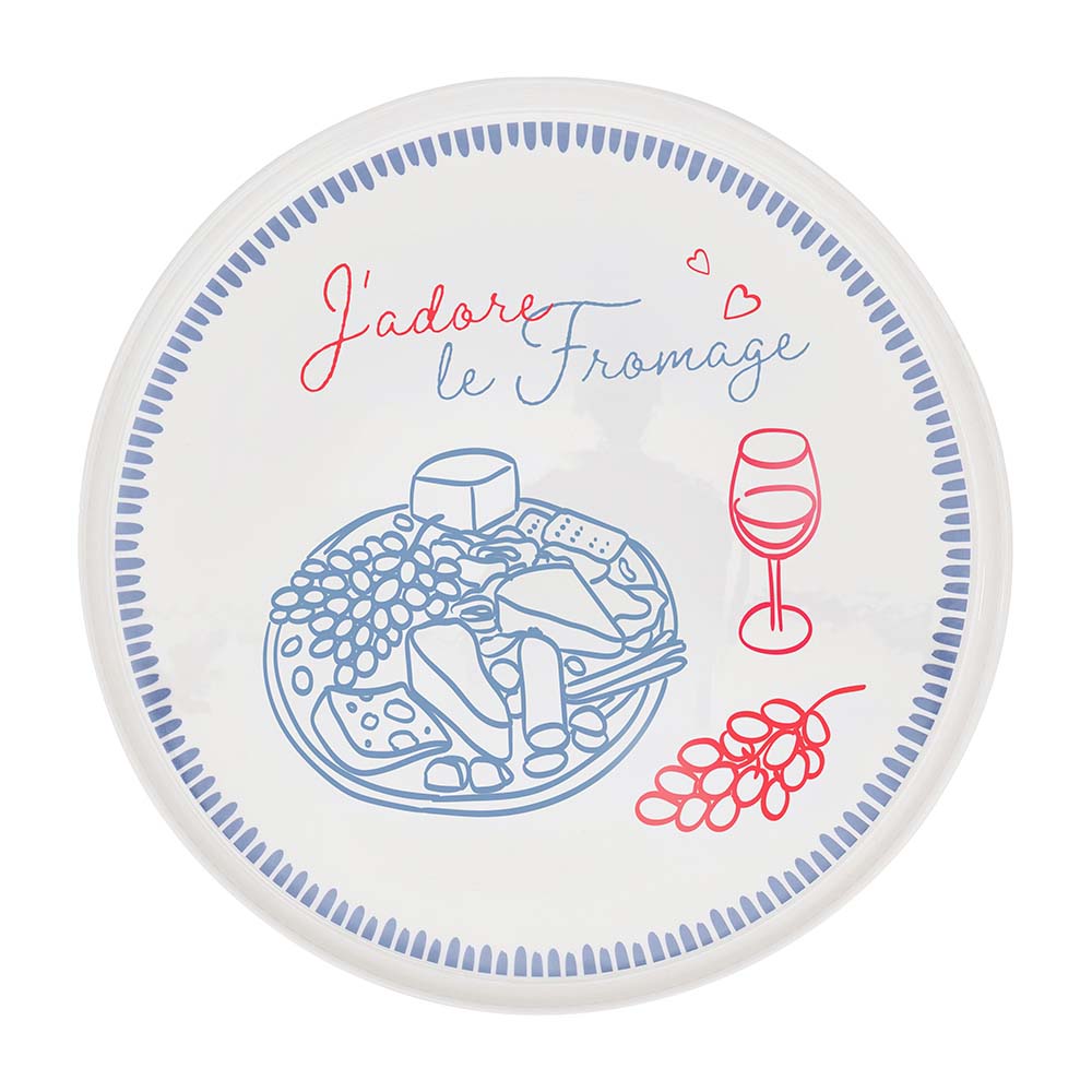 Annabel Trends Serving Plate J'adore le Fromage