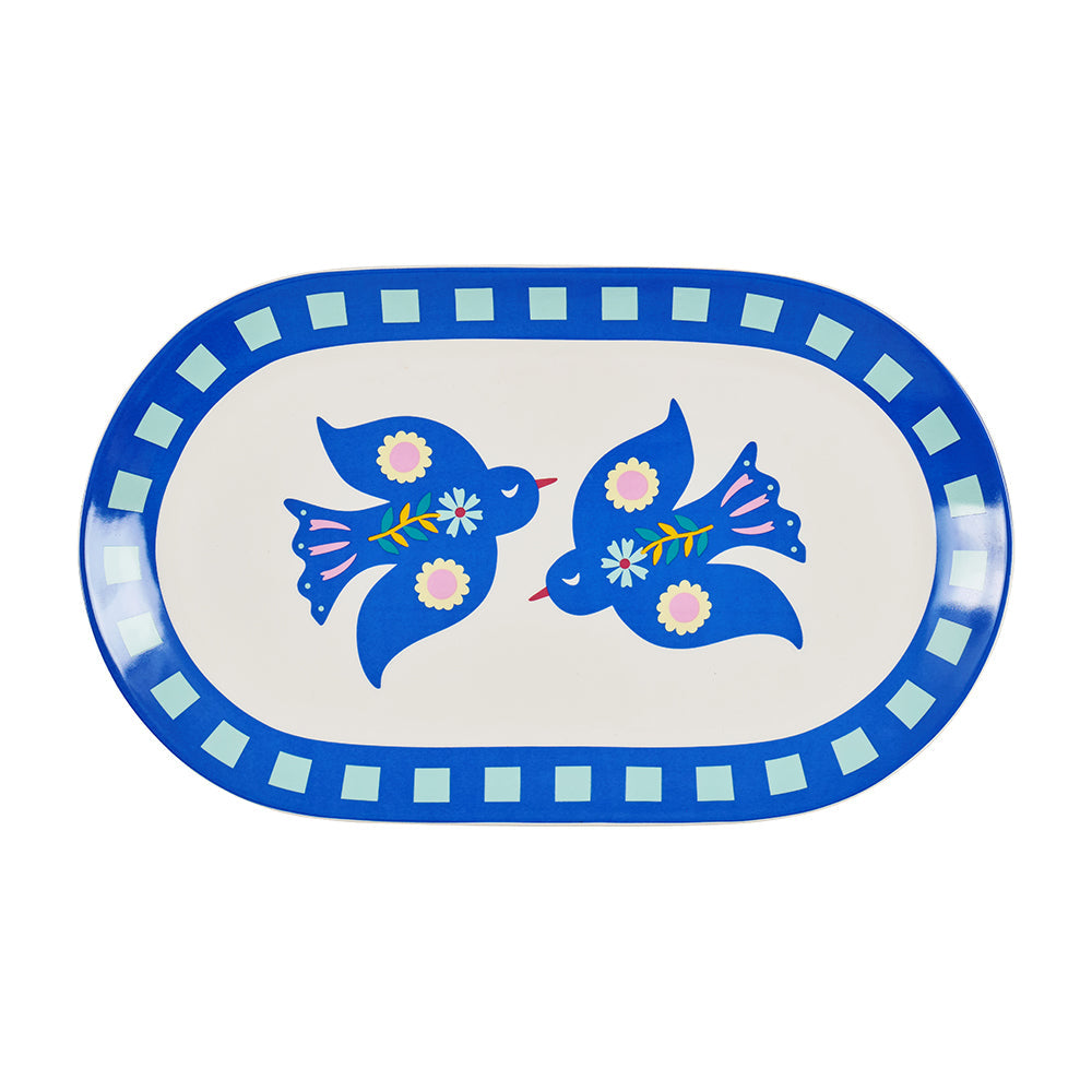 Annabel Trends Serving Platter Fiesta Bird