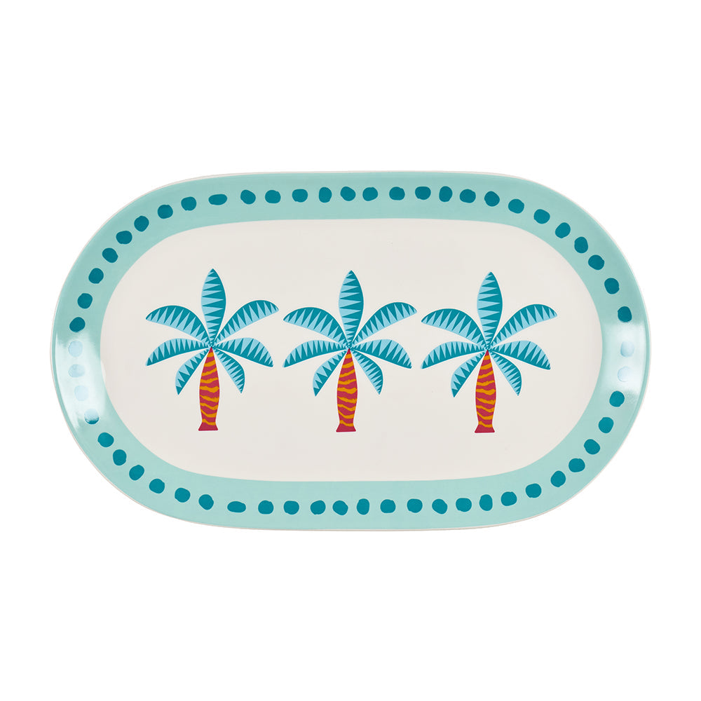 Annabel Trends Serving Platter Fiesta Palm