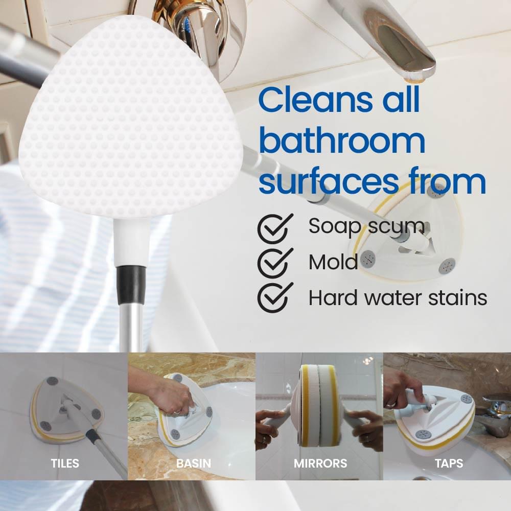 Shower, Bath & Tile Cleaning Tool + Bonus Refill