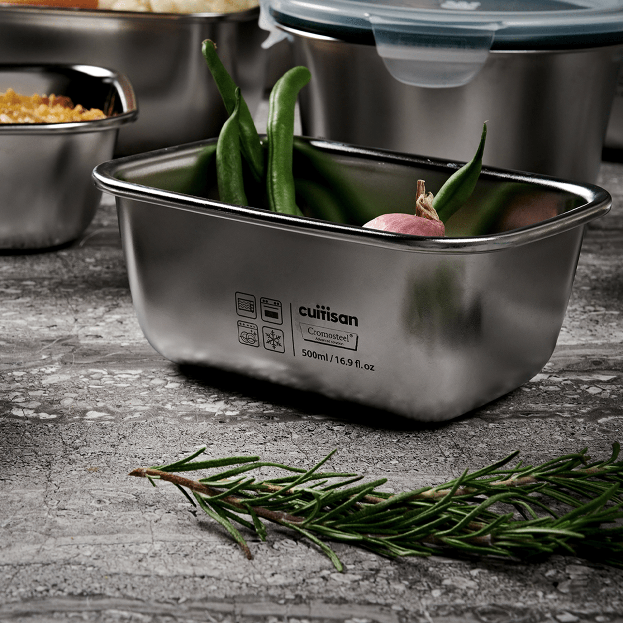 Cuitisan Simple Rectangle Container No.11 (3600ml)