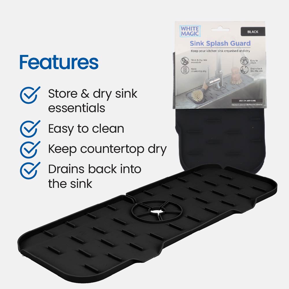 White Magic Sink Splash Guard