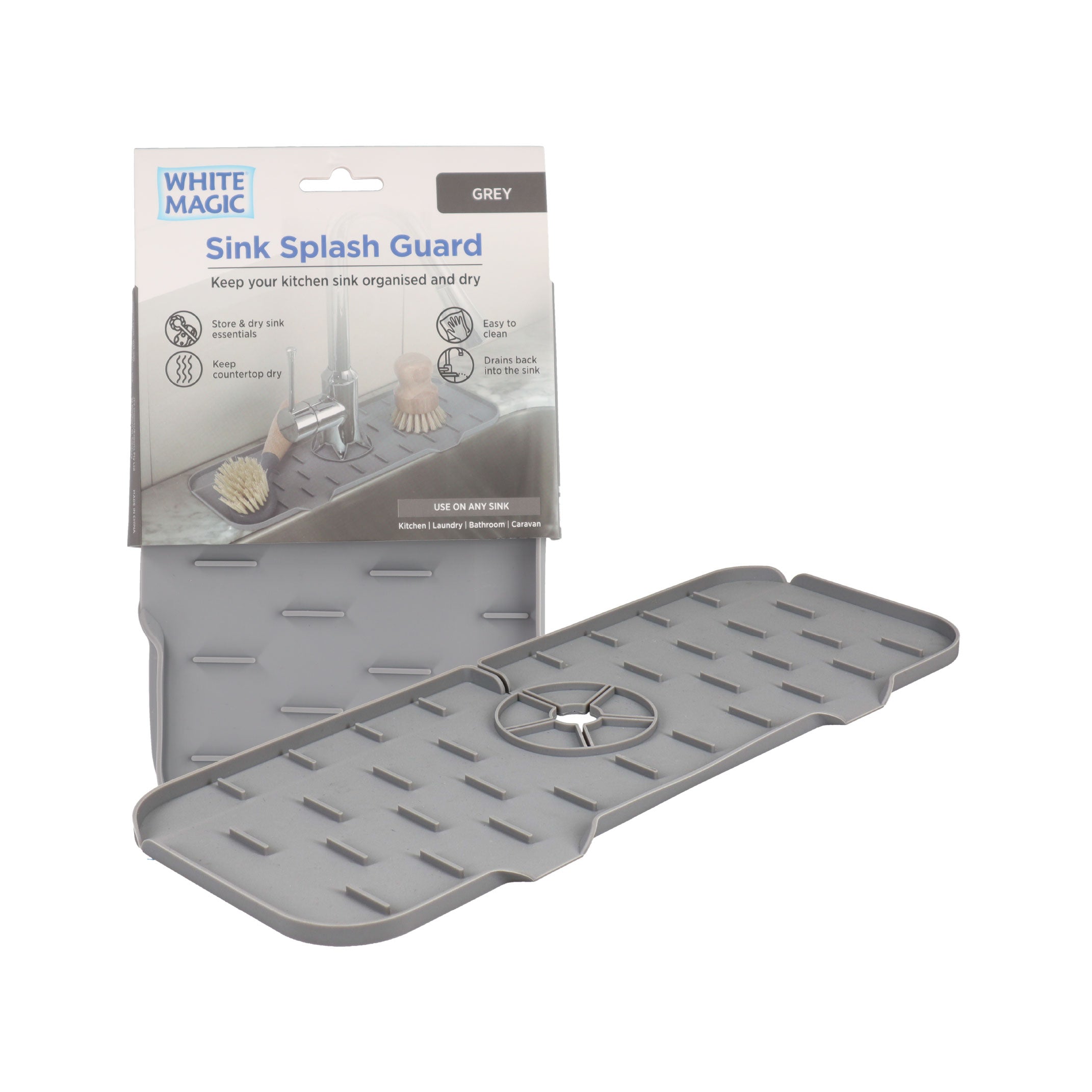 White Magic Sink Splash Guard