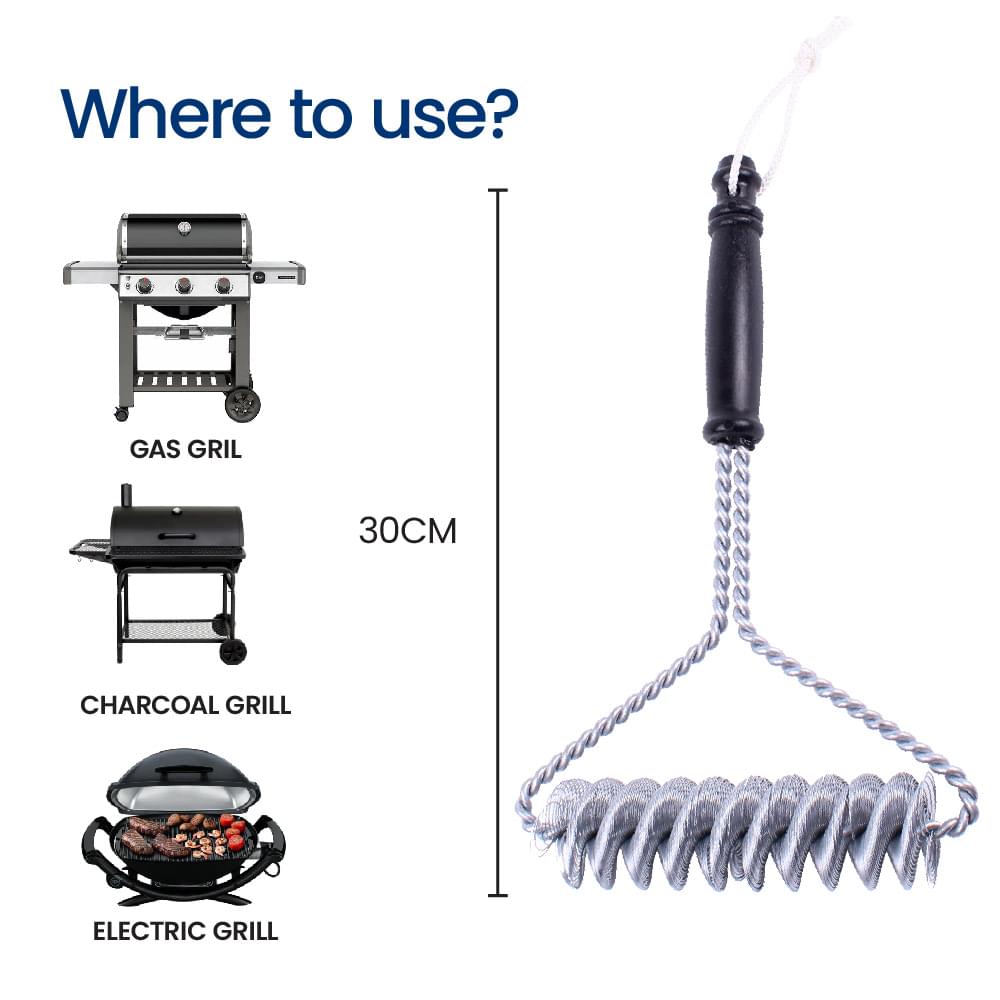 Small Double Helix BBQ Brush