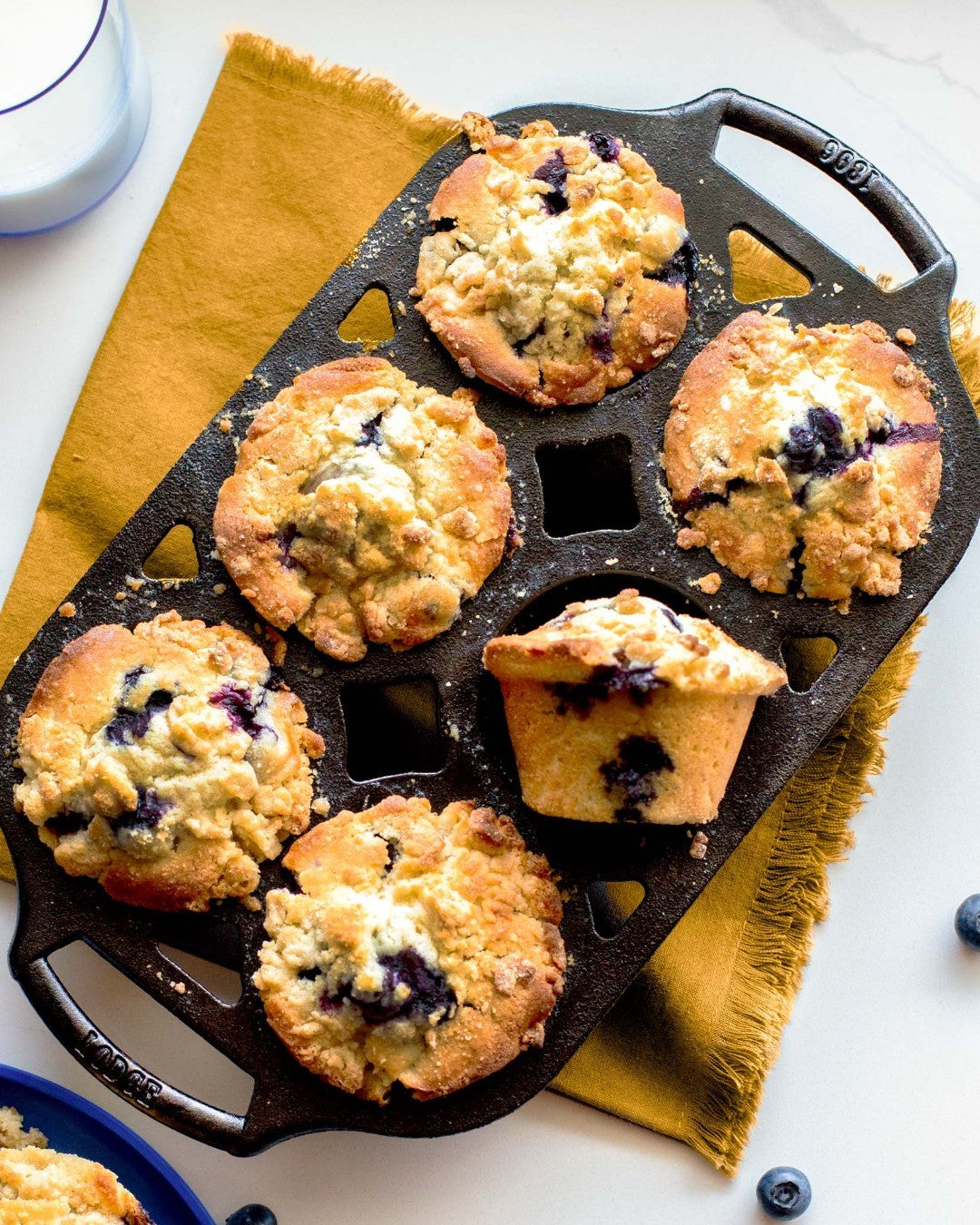 Lodge Cast Iron Cup Muffin Pan