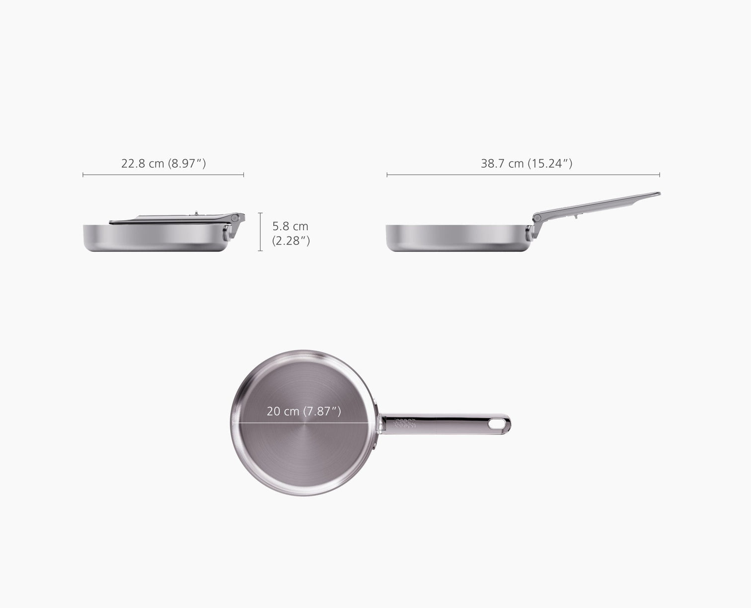 Joseph Joseph Space Steel 20 Cm (8