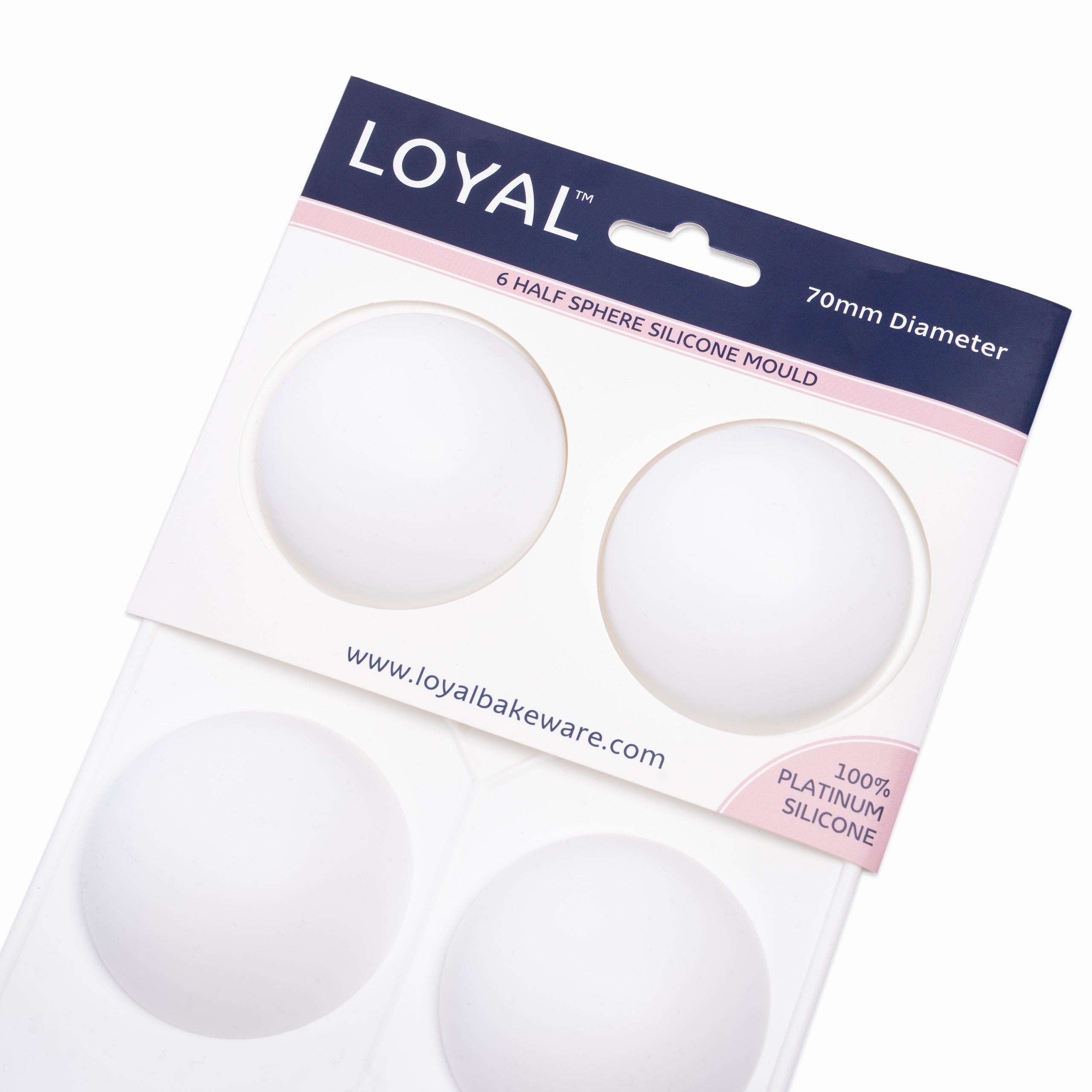 LOYAL Half Sphere Silicone Mould 6 Cavity