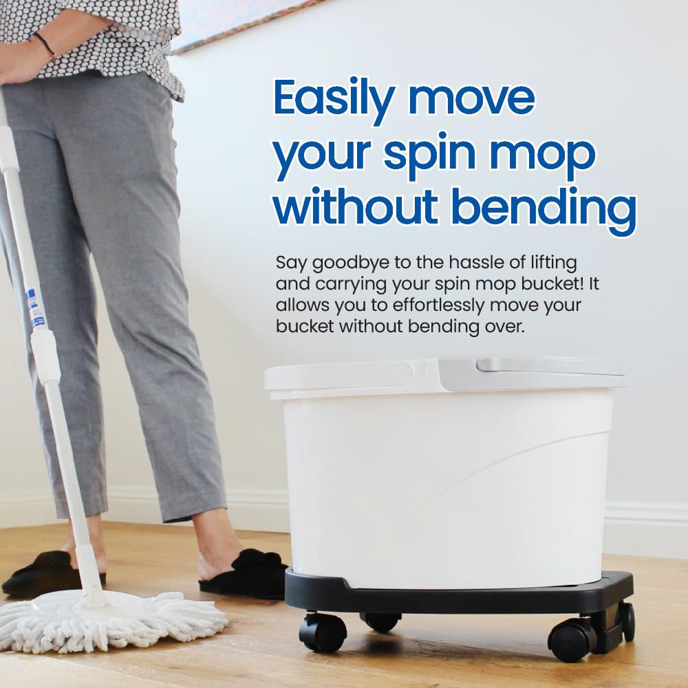 White Magic Spin Mop Trolley